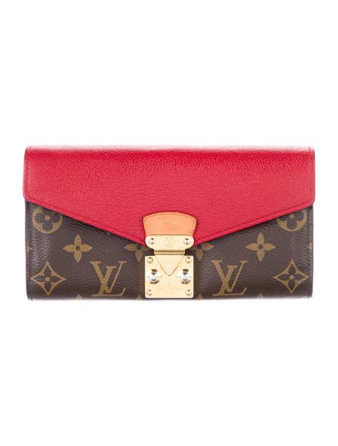 louis vuitton pallas wallet red|louis vuitton tri fold wallet.